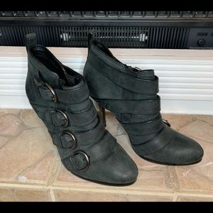 Coach Heeled  Ankle Booties size 7